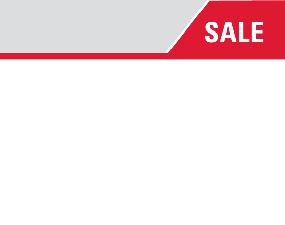 Picture of 7" x 5 1/2" Sale Cardstock 2up RED (200 sheets per pack)